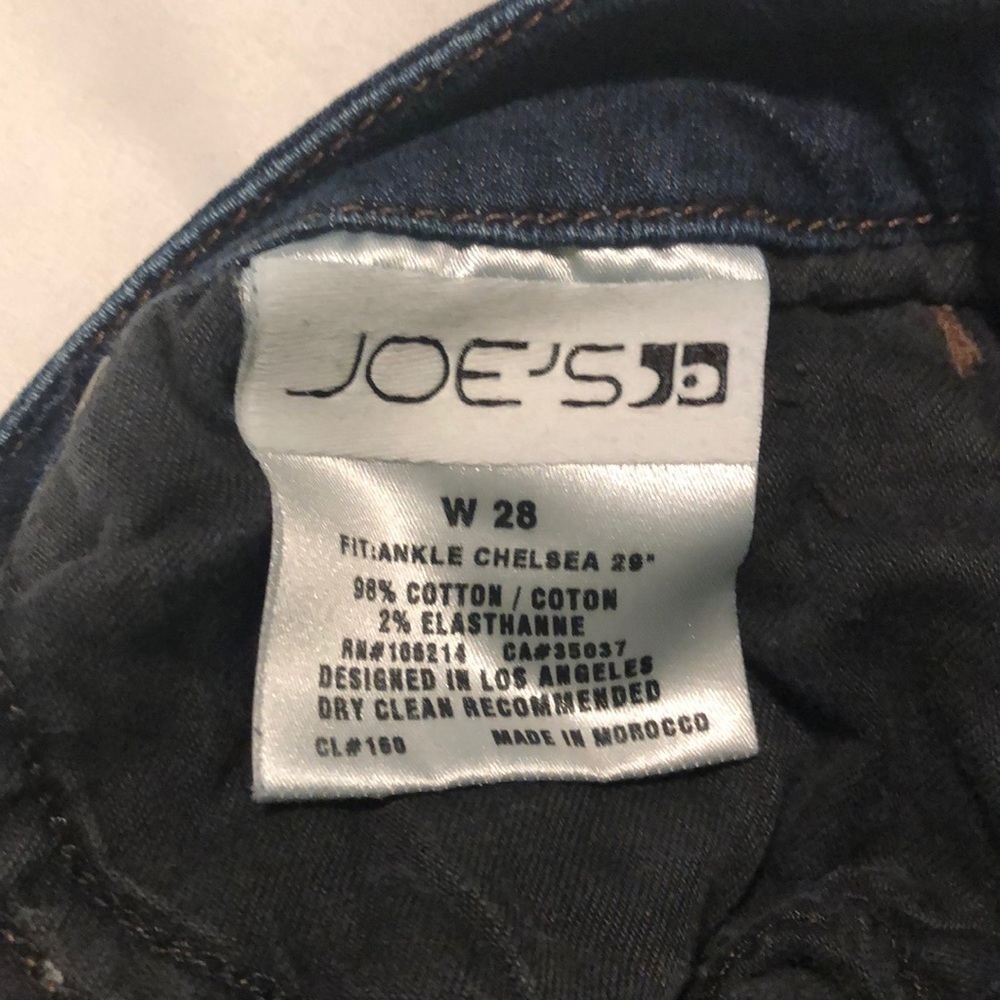 Joe’s dark denim ankle Chelsea W28 - Picture 4 of 6